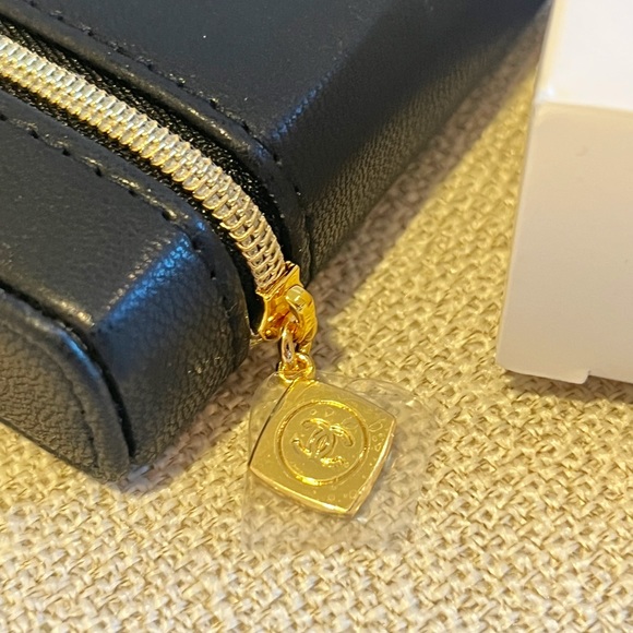 Chanel Leather Lipstick Bag Cosmetic Bag - Picture 6 of 12